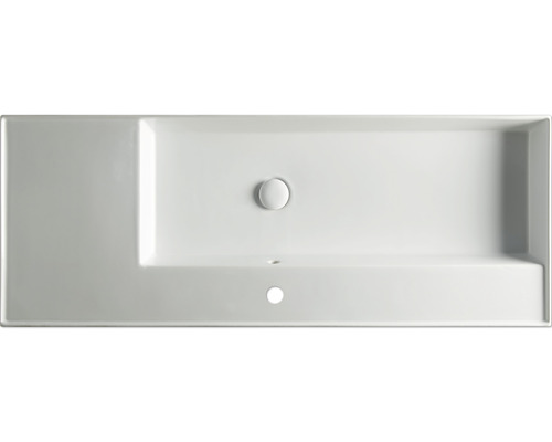 Keramické umývadlo s prepadom a otvorom pre batériu