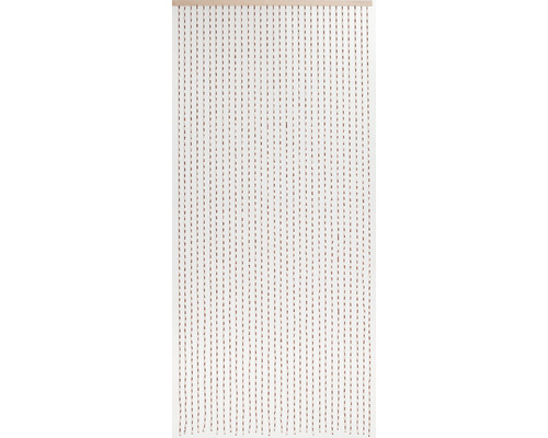 Drevený korálkový záves s drevenou lištou