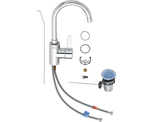 Kuchynská batéria z kovu s príslušenstvom