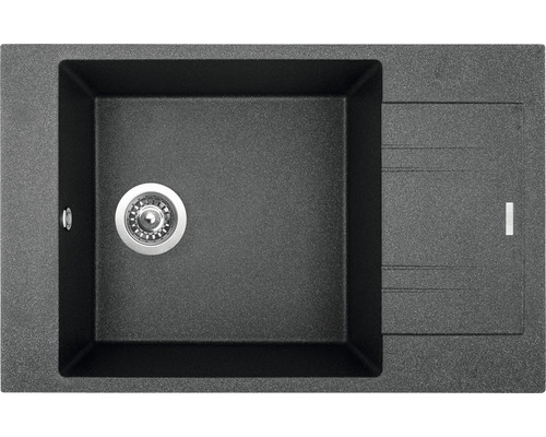 Granitový drez Sinks VARIO 780 Granblack 500 x 780 mm čierna SIGVA78050030