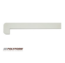 Bočná krytka k parapetu Polyform 350 x 19 mm, sivá, 2 ks