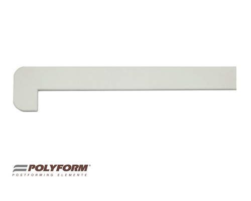 Bočná krytka k parapetu Polyform 350 x 19 mm, sivá, 2 ks Ukončovacia lišta kuchynskej dosky