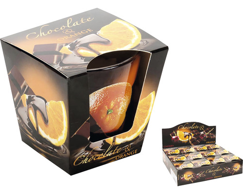 Vonná sviečka v skle CHOCOLATE & ORANGE 115 g