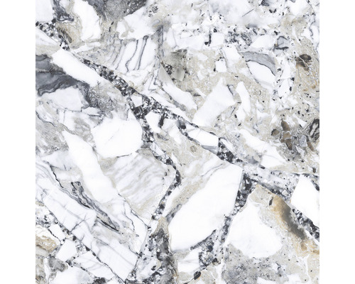 Mramorová dlaždica s prirodzenou kresbou