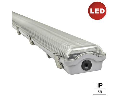 LED pracovné vodotesné svietidlo E2 IP65 2x 24W 7200lm 4000K 1568 mm sivé