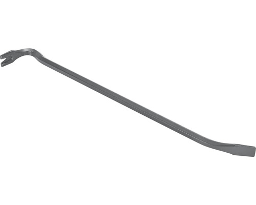 Oceľová páčidlo s plochým koncom a hlavou s pazúrom