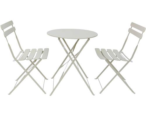Bistro set s dvoma skladacími stoličkami do záhrady