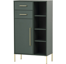 Skriňa so zásuvkami, dverami a policami