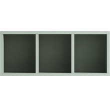 Polica s tromi priehradkami