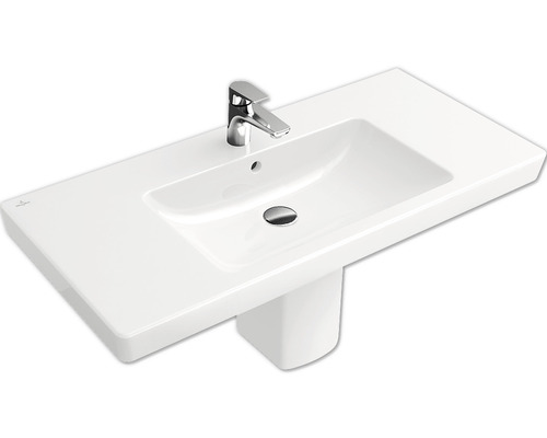 Umývadlo na skrinku Villeroy & Boch Subway 2.0 sanitárna keramika biela 100x47 cm 7175A001