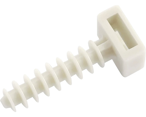 SAPI hmoždinka sťahovacieho pásku 8x36 mm biela Plastová sťahovacia páska so závitom