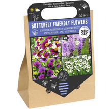 Zmes kvetov priateľských k motýľom v papierovom vrecku, 50 kusov