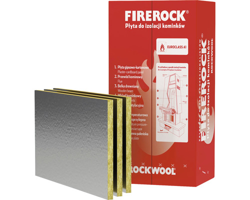 Nehorľavá doska Rockwool FIREROCK 1000x600x25 mm 4,8 m²
