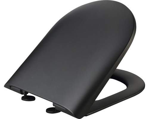 Čierna záchodová doska z plastu