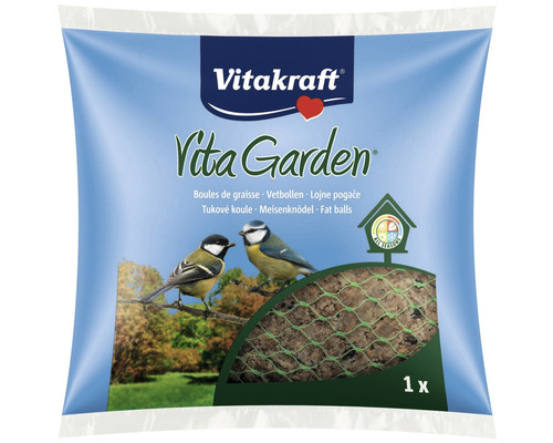 Krmivo pre vonkajšie vtáctvo Vita Garden Lojová guľa veľká 450 g Balenie lojových gúľ Vitakraft Vita Garden