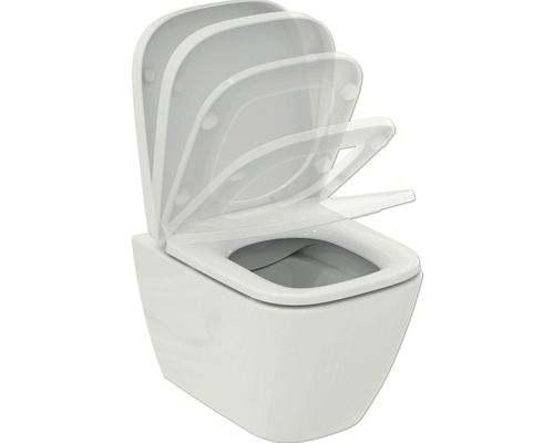 Závesné hlboké splachovacie WC s pomalým zatváraním sedátka