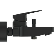 Čierny rohový ventil