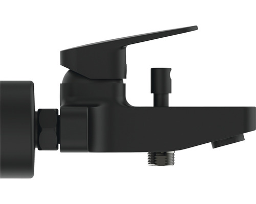 Čierny rohový ventil