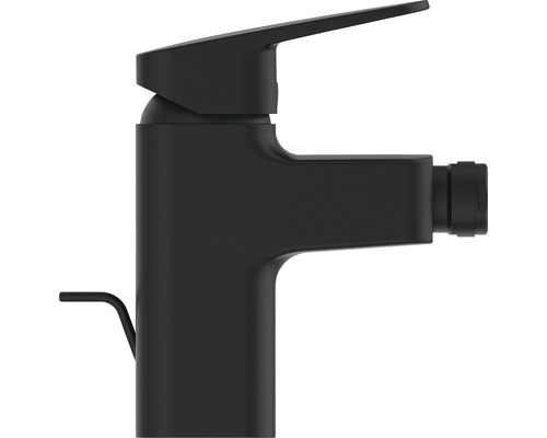 Čierna umývadlová batéria s pákou