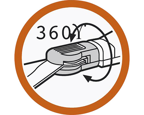 Pripojenie otočné o 360 stupňov