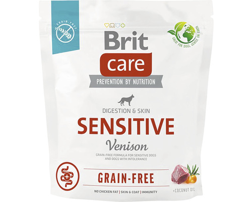 Granule pre psov Brit Care Dog Grain-free Sensitive 1 kg