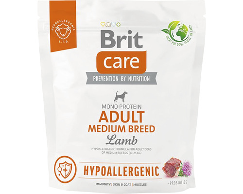 Granule pre psov Brit Care Dog Hypoallergenic Adult Medium Breed 1 kg-0