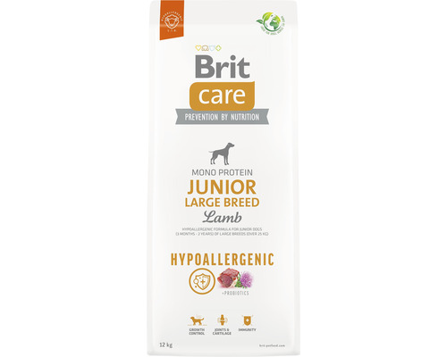 Brit Care Junior Large Breed jahňacie krmivo pre psov, 12 kg
