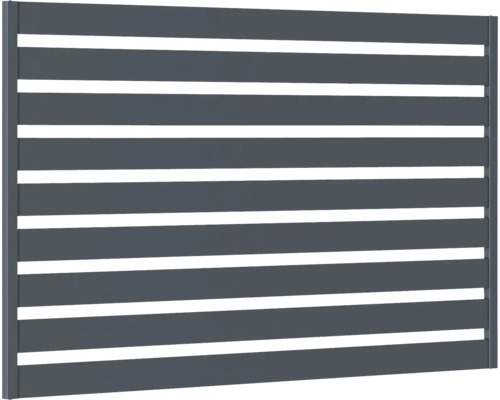 Kovový plot Polargos Safir Element 199x118 cm stavebnicové prevedenie grafit