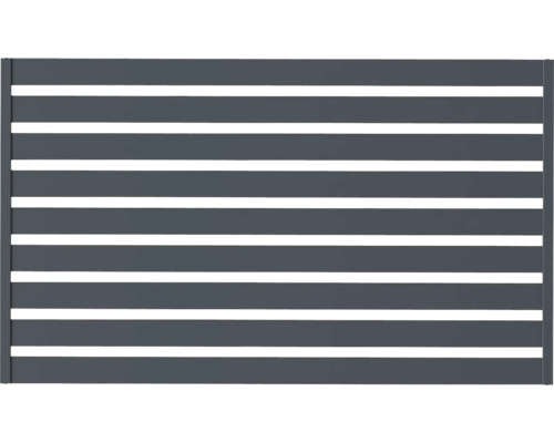 Plotový prvok s vodorovnými lamelami