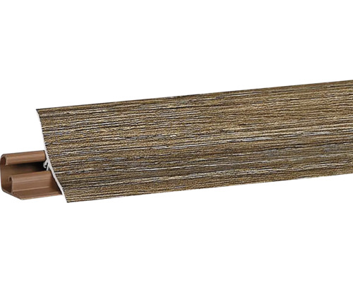 Tesniaca PVC lišta LB 23 3000 x 23 x 23 mm dub canyon Podlahová lišta s dreveným dekorom