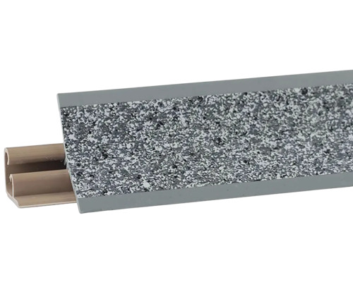 Tesniaca PVC lišta LB 23 3000 x 23 x 23 mm žula tmavá Soklová lišta a káblová lišta z plastu