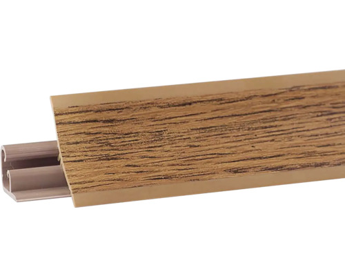 Tesniaca PVC lišta LB 23 3000 x 23 x 23 mm dub rustik Podlahová lišta s dreveným dekorom