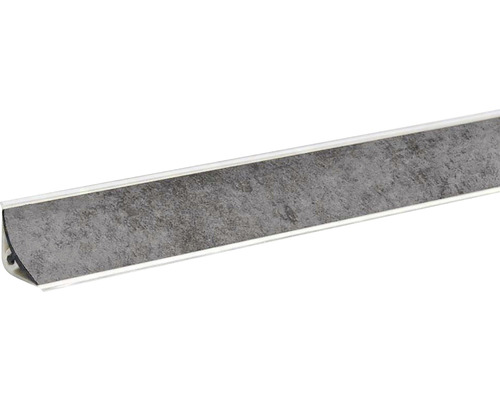 Tesniaca PVC lišta LB 15 3000 x 13,4 x 13,4 mm betón Dekoračná lišta na ukončenie stien