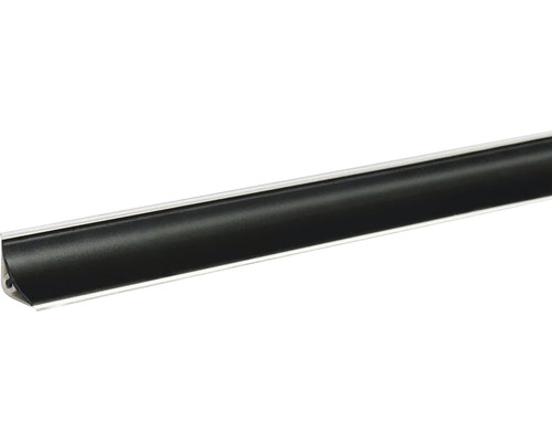 Tesniaca PVC lišta LB 15 3000 x 13,4 x 13,4 mm čierna matná Okenné tesnenie z gumy a kovu