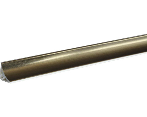 Tesniaca PVC lišta LB 15 3000 x 13,4 x 13,4 mm chróm Dekoračný profil z plastu