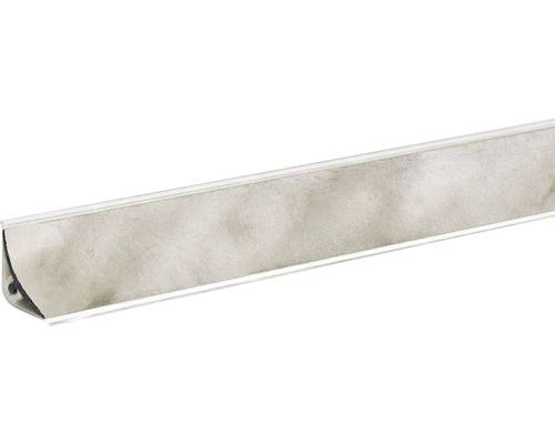 Tesniaca PVC lišta LB 15 3000 x 13,4 x 13,4 mm mramor biely Zarážka proti prievanu na utesnenie dverí alebo okien