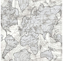 Mapa sveta s vyznačenými geografickými detailmi