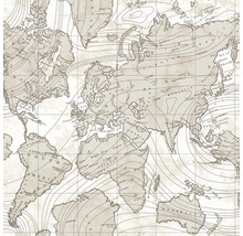Tapeta s mapou sveta s geografickými detailmi