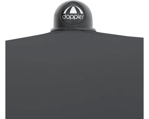 Logo Doppler na slnečníku