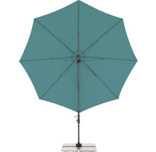 Otvorený záhradný slnečník so stojanom