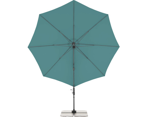 Otvorený záhradný slnečník so stojanom