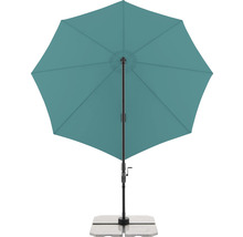 Otvorený záhradný slnečník so stojanom