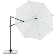 Výkyvný slnečník so stojanom pre vonkajšie použitie