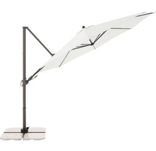 Výkyvný slnečník so základňou pre vonkajšie použitie