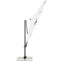 Výkyvný slnečník so základovou doskou do záhrady