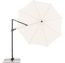 Výkyvný slnečník so základňou pre vonkajšie použitie