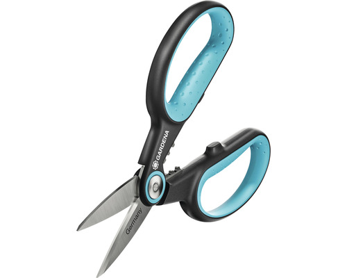 Záhradné nožnice s ergonomickou rukoväťou a ostrými čepeľami pre presné rezy