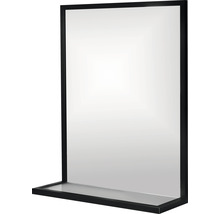 Zrkadlo do kúpeľne 65x60 cm s poličkou-thumb-2