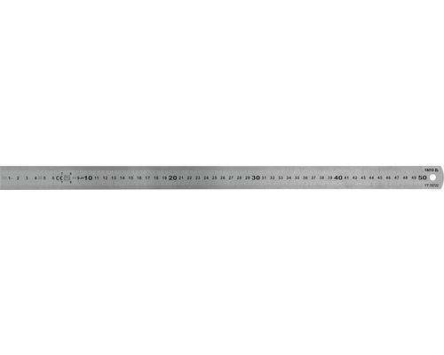 Pružné oceľové pravítko 500 mm, YT-70722-0