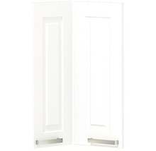 Skrinkové dvere BE SMART Rustic D30 R biele matné-thumb-0